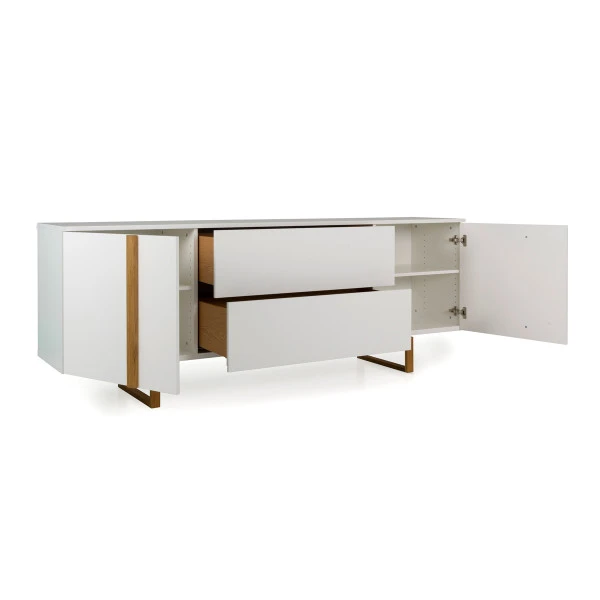 Breed Dressoir Modern Met Eiken 7 Breed Dressoir Modern Met Eiken - Afbeelding 5