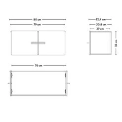 Witte Wandkast Samenstellen -BEPUREHOME Winkel tenzo dakota samen te stellen wandkast 06