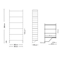 Witte Wandkast Samenstellen -BEPUREHOME Winkel tenzo dakota samen te stellen wandkast 08