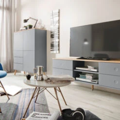 Matte Wandkast Met Eiken -BEPUREHOME Winkel tenzo dot eiken kledingkast 05