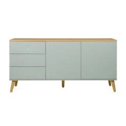Scandinavisch Dressoir Met Eiken