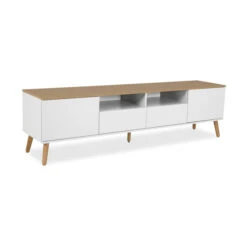 Tv-meubel Met Eiken Blad -BEPUREHOME Winkel tenzo dot tv meubel eiken 03