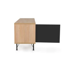 Eiken Tv-meubel Mat Zwart -BEPUREHOME Winkel tenzo flow tv meubel eiken 06