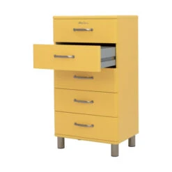 Hoge Ladekast -BEPUREHOME Winkel tenzo malibu hoge ladekast geel 02 1