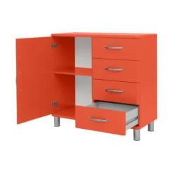 Retro Dressoir Small 11 Retro Dressoir Small -BEPUREHOME Winkel tenzo malibu retro dressoir small rood 04 1