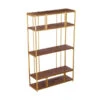 Gouden Stellingkast Met Hout -BEPUREHOME Winkel tower living belvedere gouden stellingkast met hout