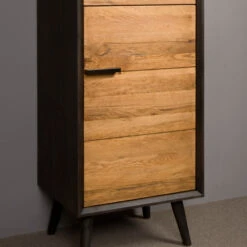 Smalle Wandkast Eiken Rechtsdraaiend -BEPUREHOME Winkel tower living bresso smalle wandkast eiken rechtsdraaiend 02