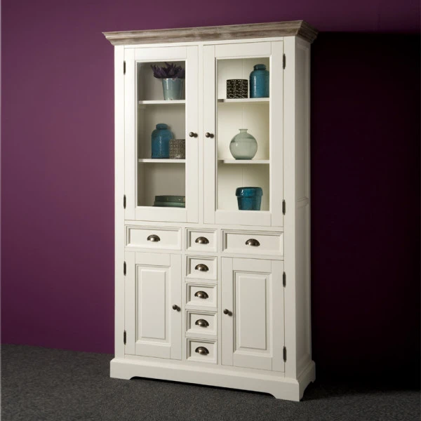 Landelijke Vitrinekast 4 Landelijke Vitrinekast - Afbeelding 2