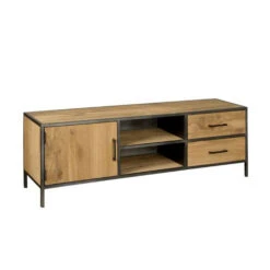 Tv-meubel Gerookt Eiken 160 Cm