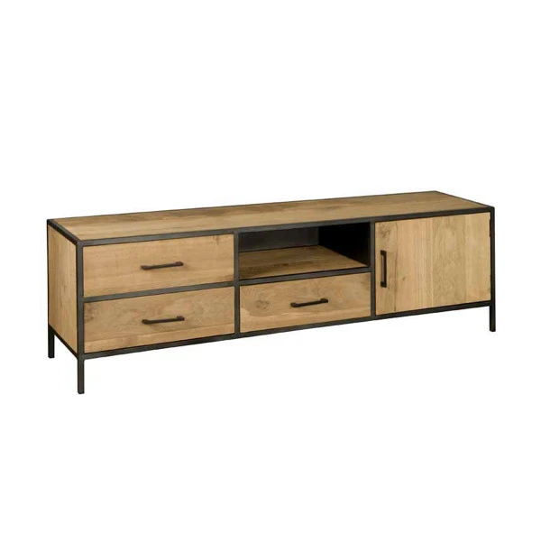 Tv-meubel Gerookt Eiken 180 Cm 3 Tv-meubel Gerookt Eiken 180 Cm