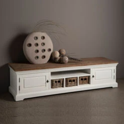Landelijk Tv-meubel Met Manden 180cm