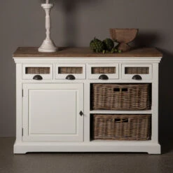Dressoir Landelijk Met Manden