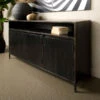 Industrieel Dressoir Zwart 1 Industrieel Dressoir Zwart -BEPUREHOME Winkel tower living paterno dressoir industrieel 01