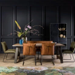 Zwarte Wandkast Industrieel -BEPUREHOME Winkel tower living paterno industriele wandkast 01 1