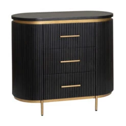 Ladenkast Ovaal Met Messing