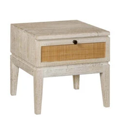 Nachtkastje White Wash Webbing