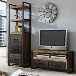 Sheesham Hout Tv-meubel 112 Cm -BEPUREHOME Winkel tv meubel lavis havel 112 010 800x800 1