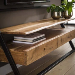 TV-meubel Industrieel Acacia Hout 8 TV-meubel Industrieel Acacia Hout -BEPUREHOME Winkel tv meubel industrieel design lean giani 03