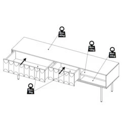 TV Kast Donkerbruin 11 TV Kast Donkerbruin -BEPUREHOME Winkel tv kast donkerbruin bodio curb 01 1