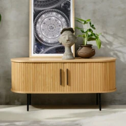 Voorkant -BEPUREHOME Winkel tv meubel eiken bodio sway 03