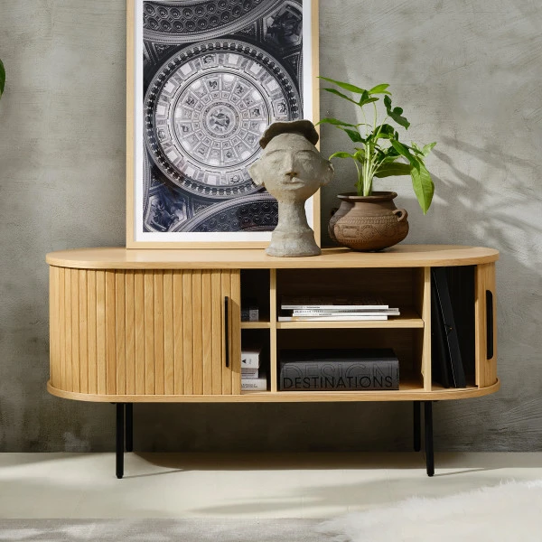 TV Meubel Eiken 5 TV Meubel Eiken - Afbeelding 3