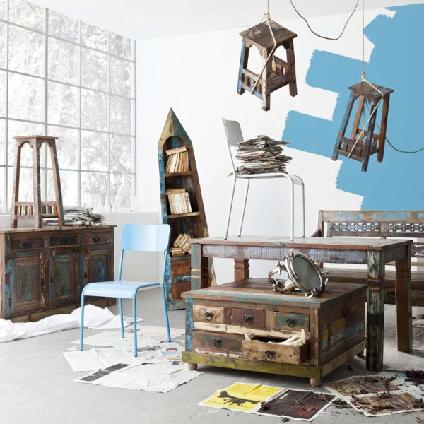 TV-meubel Sloophout Gerecycled 7 TV-meubel Sloophout Gerecycled - Afbeelding 5