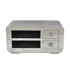 Tv-meubel Zilver Aluminium 100 Cm