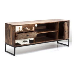 Tv-meubel Sheesham En Koehuid -BEPUREHOME Winkel tv meubel rodeo kare design 02 800x800 1