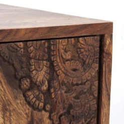 Tv-meubel Sheesham En Koehuid -BEPUREHOME Winkel tv meubel rodeo kare design 04 800x800 1