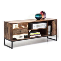 Tv-meubel Sheesham En Koehuid -BEPUREHOME Winkel tv meubel rodeo kare design 05 800x800 1
