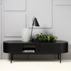 TV-meubel Zwart 8 TV-meubel Zwart -BEPUREHOME Winkel tv meubel zwart bodio togo 05