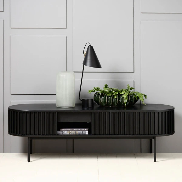 TV-meubel Zwart 4 TV-meubel Zwart - Afbeelding 2