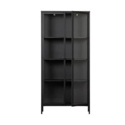 VTwonen Zwarte Vitrinekast Van Ijzer -BEPUREHOME Winkel vtwonen precious zwarte vitrinekast van ijzer 01