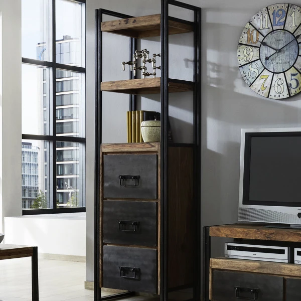 Smalle Kast Sheesham Hout 6 Smalle Kast Sheesham Hout - Afbeelding 4