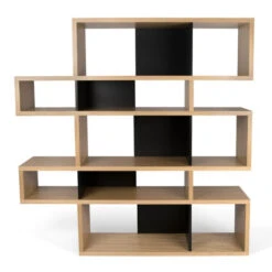 Design Boekenkast Eiken 160 Cm -BEPUREHOME Winkel wandkast eiken tundo amavel 160 02 800x800 1