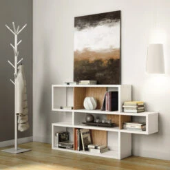Witte Design Boekenkast 100 Cm -BEPUREHOME Winkel wandkast tundo amavel wit 100 03dfdsaf 800x800 1