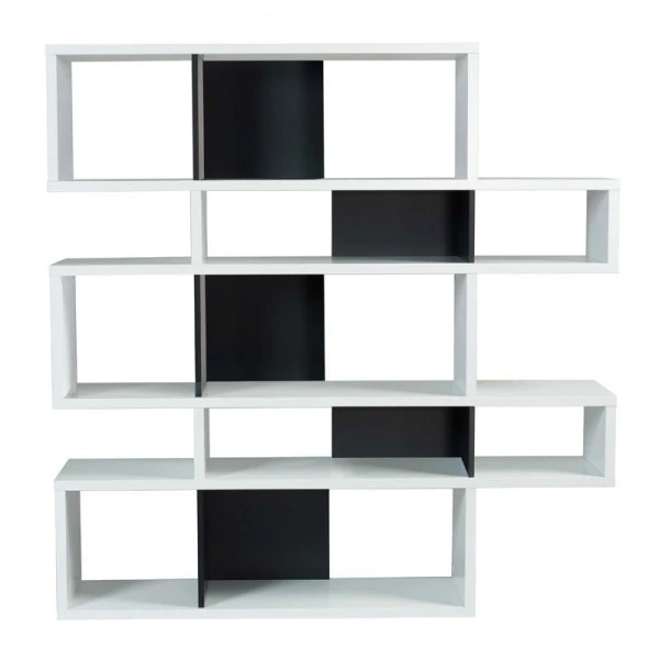 Design Boekenkast Wit 160 Cm 5 Design Boekenkast Wit 160 Cm - Afbeelding 3