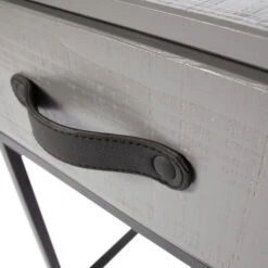 WOOOD Stoer Nachtkastje Van Grijs Hout -BEPUREHOME Winkel woood morris stoer nachtkastje van grijs hout 5