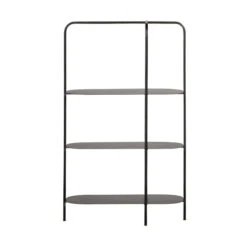 WOOOD Zwart Stellingkastje Ovaal