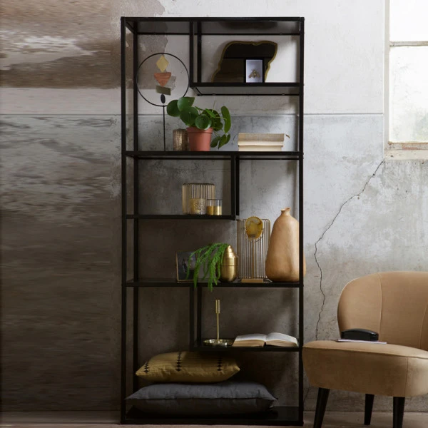 WOOOD Metalen Open Wandkast 85 Cm Breed 6 WOOOD Metalen Open Wandkast 85 Cm Breed - Afbeelding 4