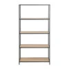Boekenkast Met 5 Houten Planken -BEPUREHOME Winkel zactona bjorn boekenkast met 5 houten planken 01
