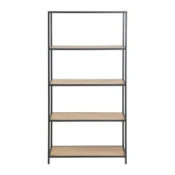 Boekenkast Met 5 Houten Planken