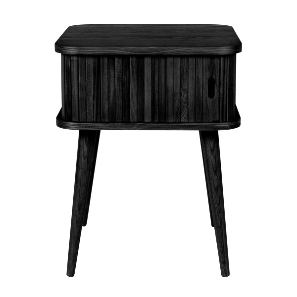 Zuiver Zwart Retro Nachtkastje 3 Zuiver Zwart Retro Nachtkastje