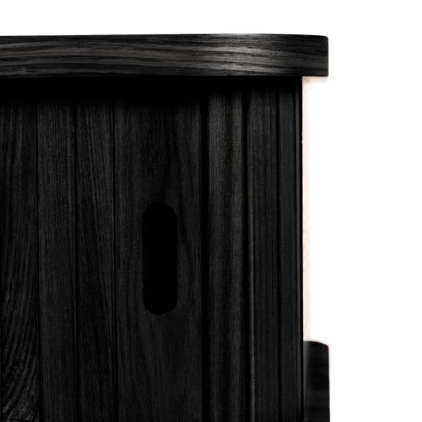 Zuiver Zwart Retro Nachtkastje 7 Zuiver Zwart Retro Nachtkastje - Afbeelding 5