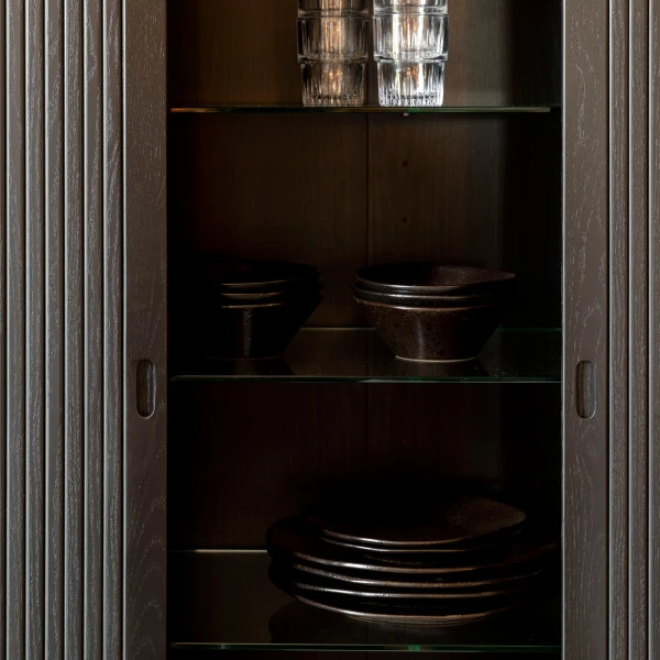 Zuiver Zwarte Design Wandkast 4 Zuiver Zwarte Design Wandkast - Afbeelding 2