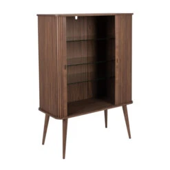 Zuiver Design Wandkast Walnoot 14 Zuiver Design Wandkast Walnoot -BEPUREHOME Winkel zuiver barbier walnut design wandkast walnoot 05