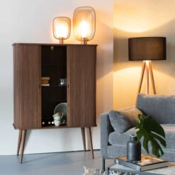 Zuiver Design Wandkast Walnoot
