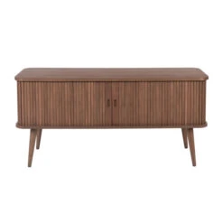 Zuiver Walnoot Tv-dressoir -BEPUREHOME Winkel zuiver barbier walnut walnoot tv dressoir 01