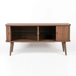 Zuiver Walnoot Tv-dressoir -BEPUREHOME Winkel zuiver barbier walnut walnoot tv dressoir 04