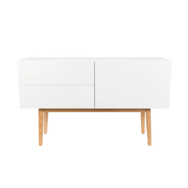 Zuiver Hoogglans Dressoir Eiken 120 Cm - Afbeelding 2